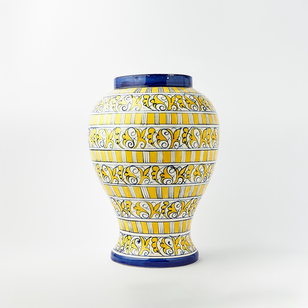 Blue Pottery Vase