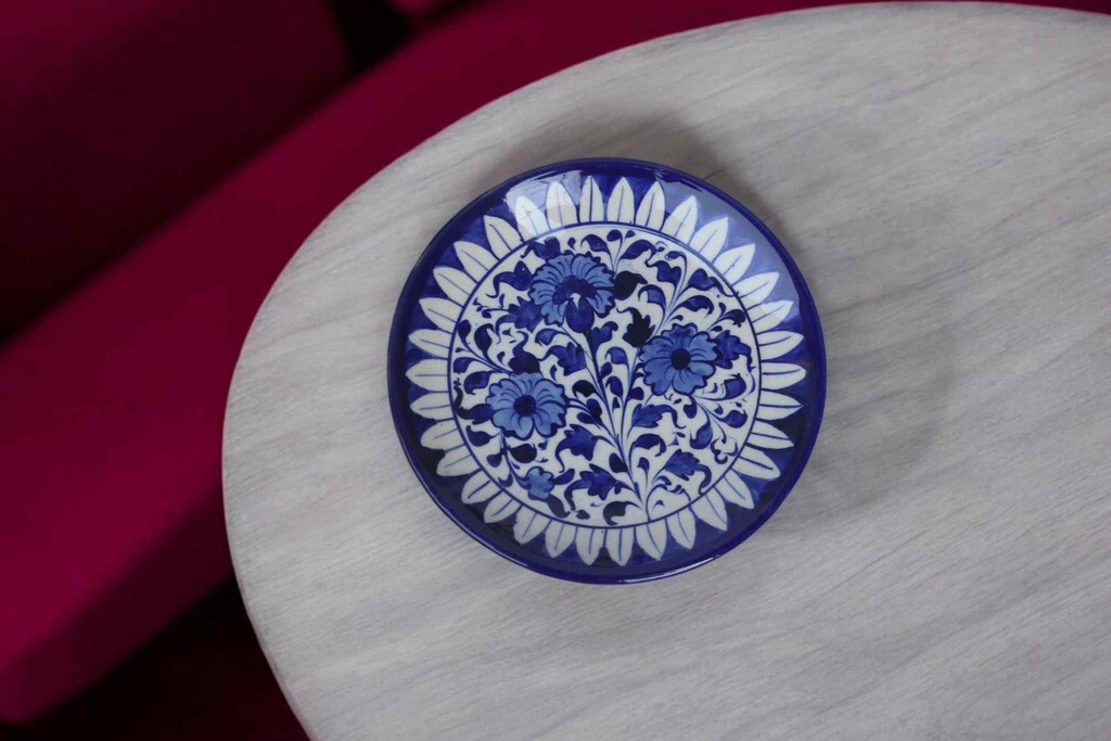 Blue Pottery Quarter Plate