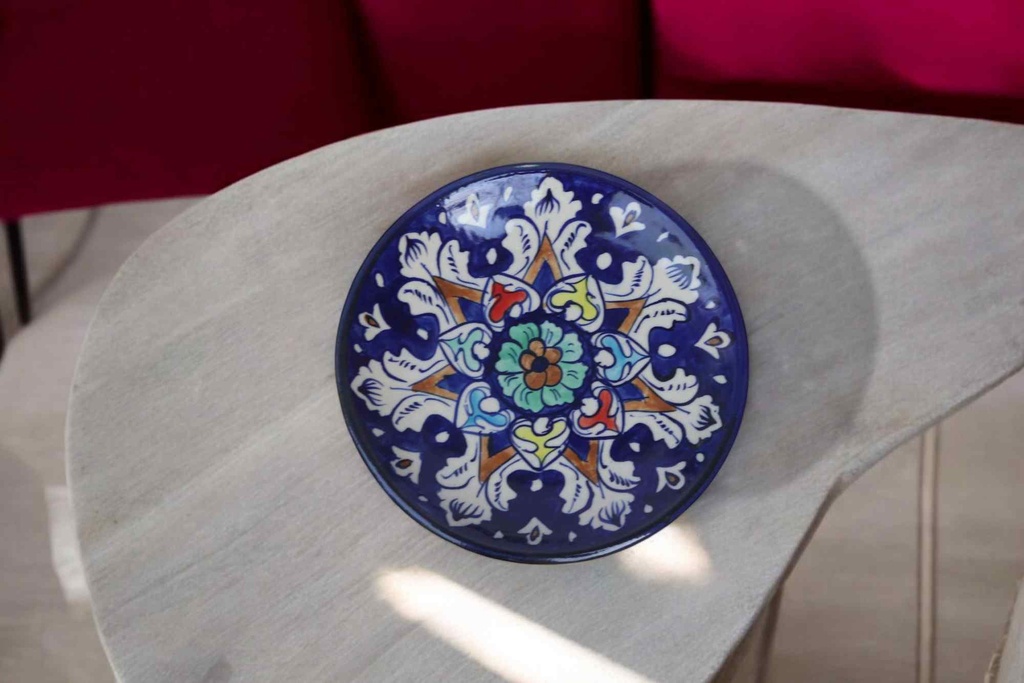 Blue Pottery Quarter Plate