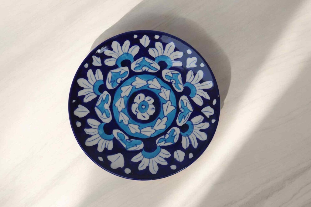Blue Pottery Medium Plate