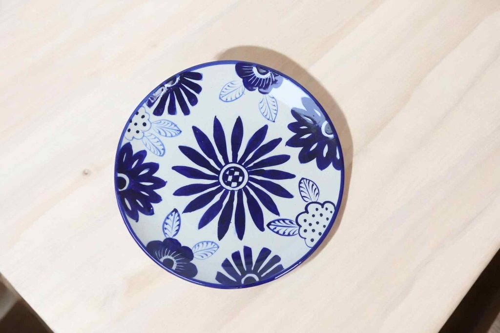 Blue Pottery Large Plate