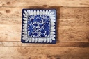 Blue Pottery Square Plate