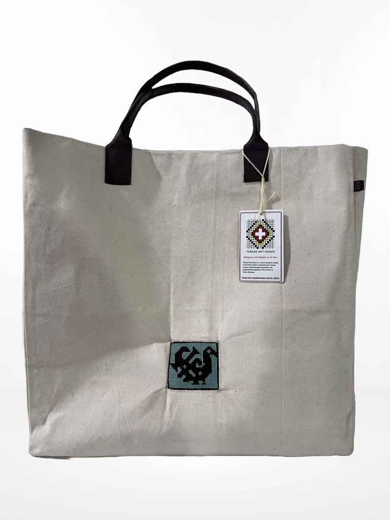 Cross-stitched Bag