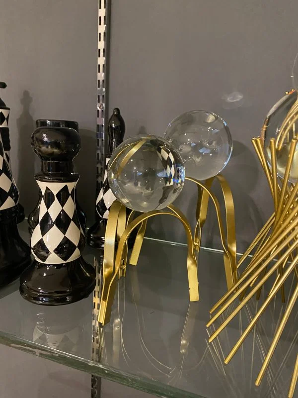 Glass Ball Stand