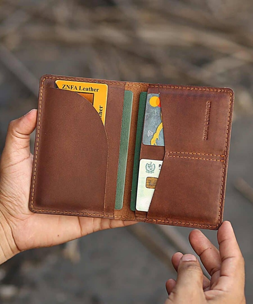 Travel Mate Passport Cover- Camel Brown