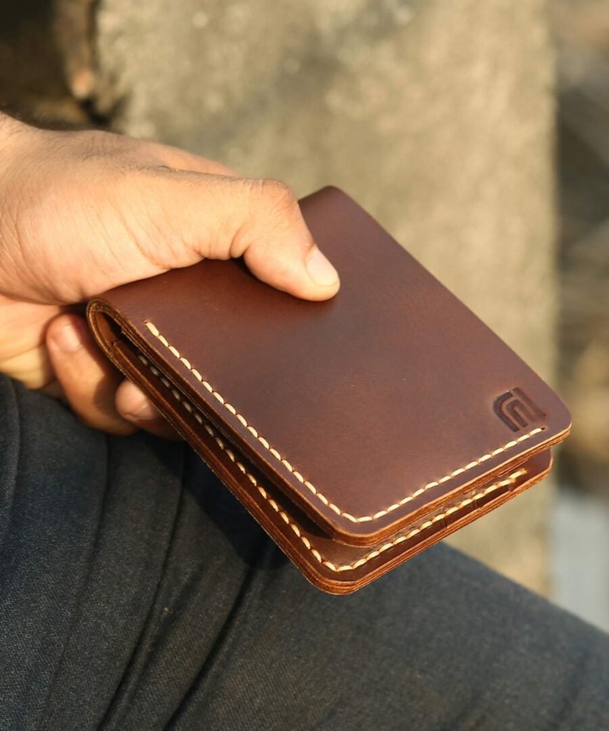 Dazzle – Reddish Brown Handmade Wallet