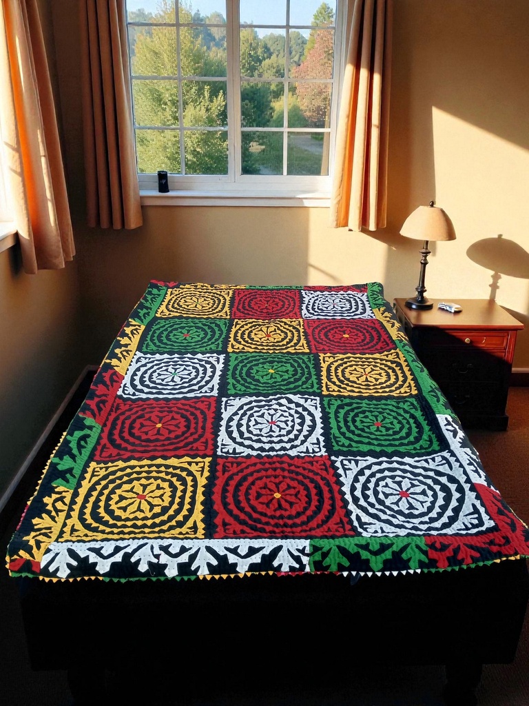 Handmade Sindhi Single Bed Rilli