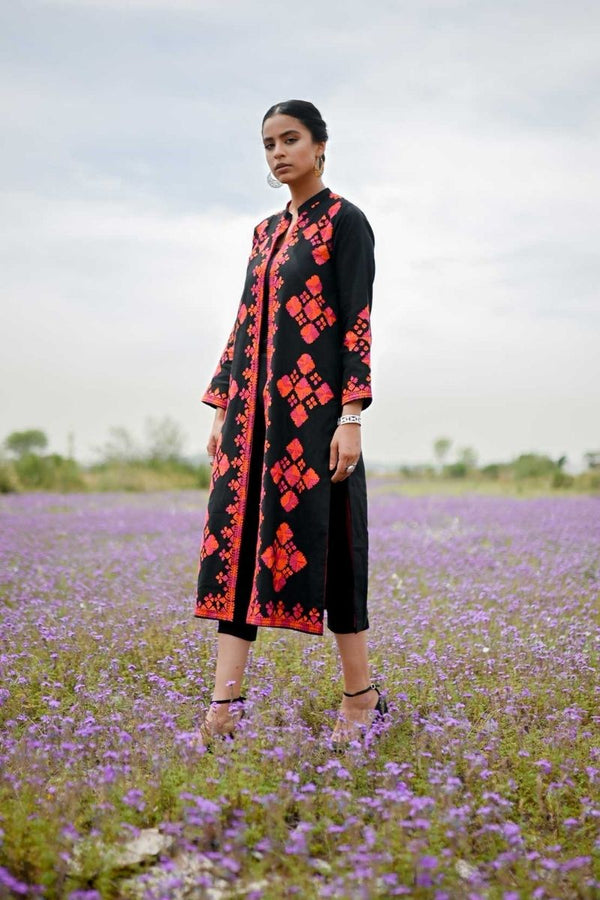 PHULKARI GOWN