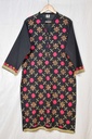 Jisti peach and white kurta