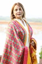 Glistening - Jisti phulkari shawl