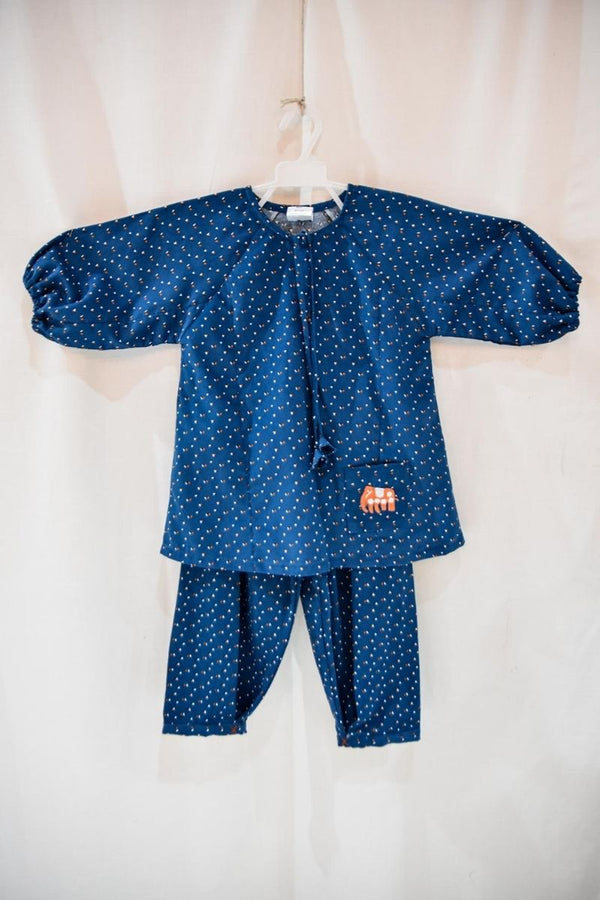 Elephant Embroidered Suit