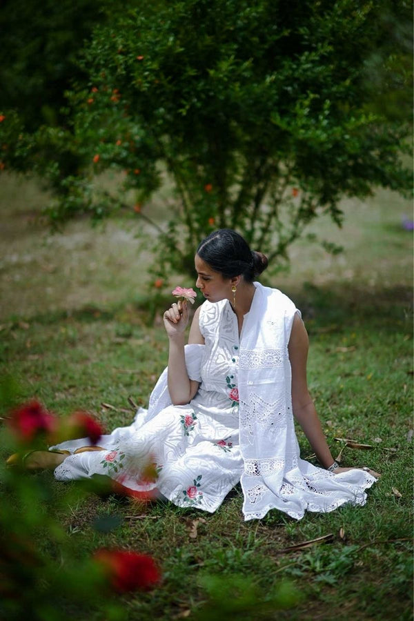 CUTWORK DUPATTA