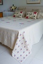 Crochet Tarkashi Bed Sheet