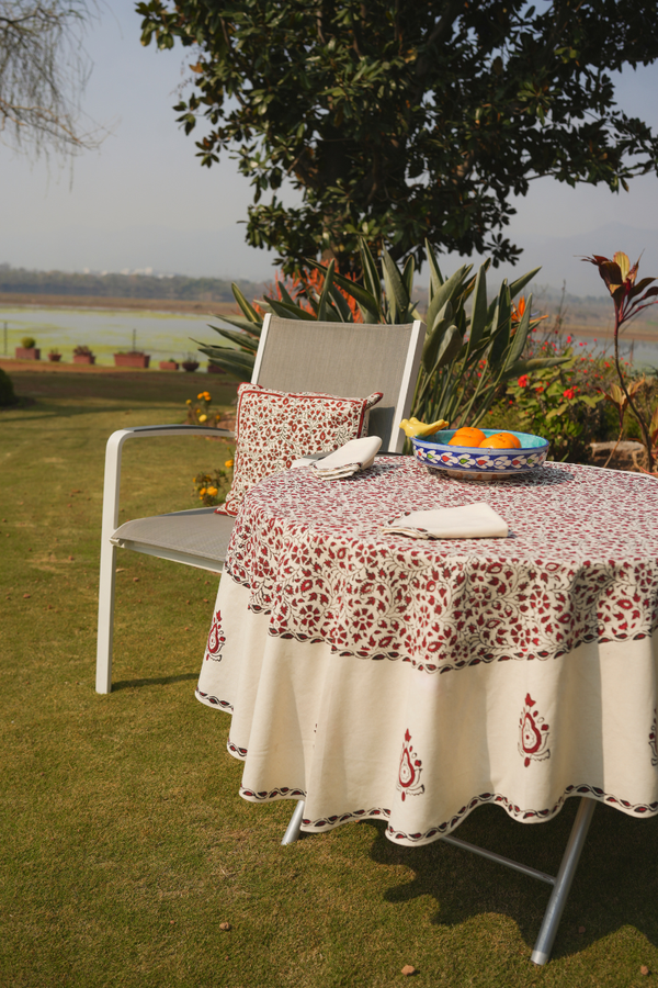 Classic Blockprint Dining Set