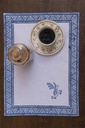 Block Print Sparrow Mats