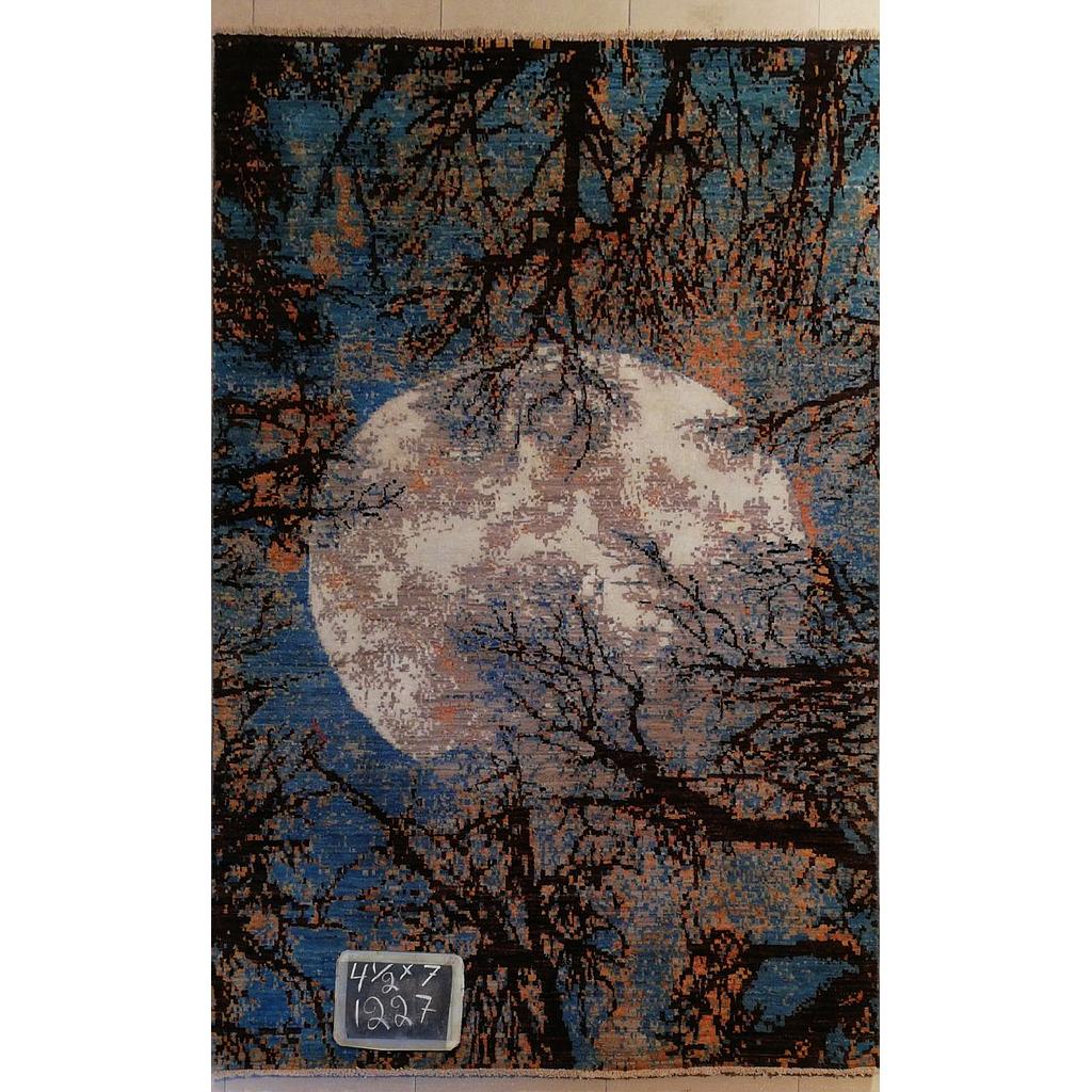 Modern Carpet -Wool&Silk- 4.6x7