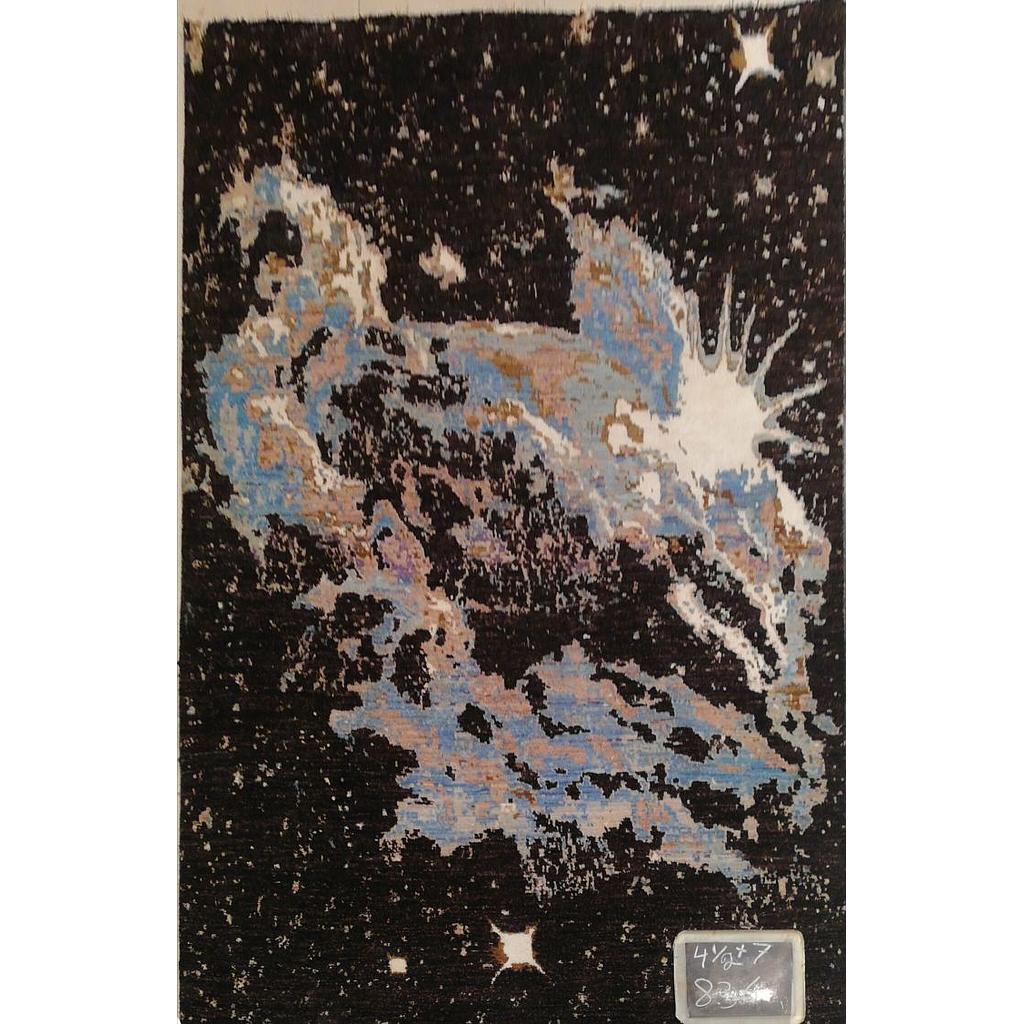 Modern Carpet -Wool&Silk- 4.6x7