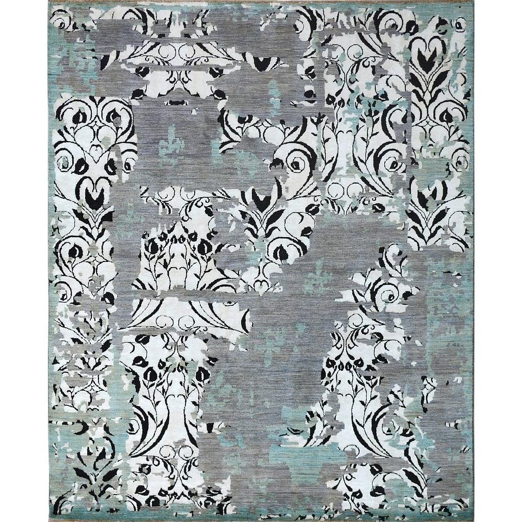 Modern Carpet -Wool&Silk- 8x10