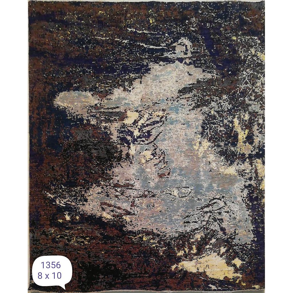 Modern Carpet -Wool&Silk- 8x10