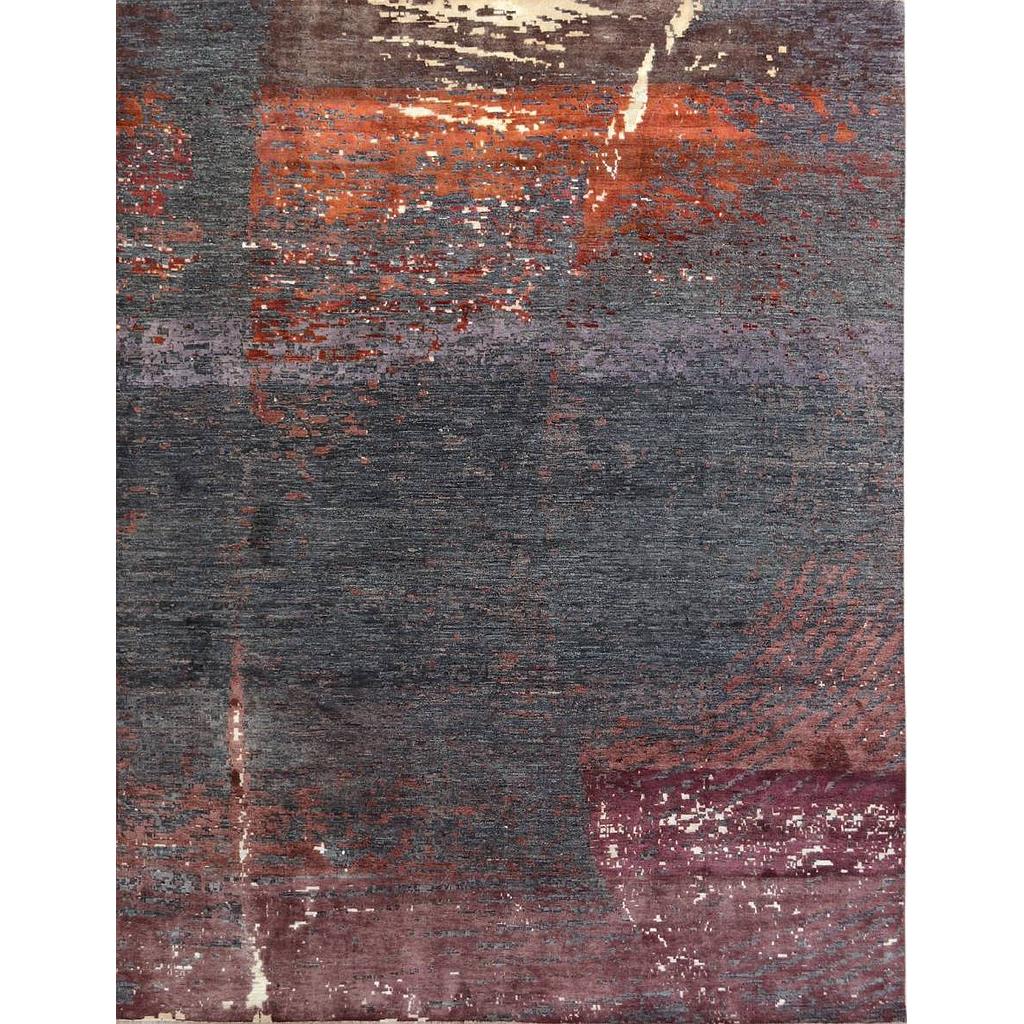 Modern Carpet -Wool&Silk- 9x12