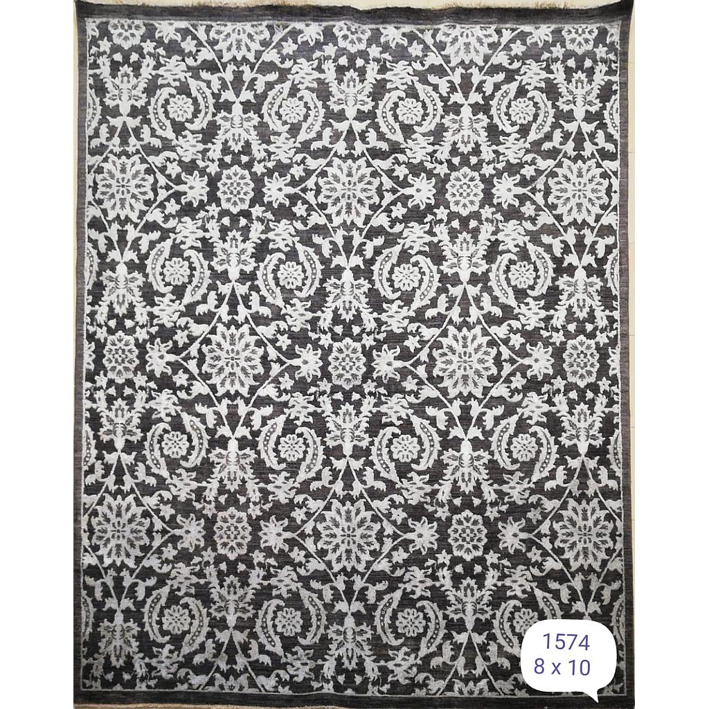 Suzani Carpet -Wool&Silk- 8x10
