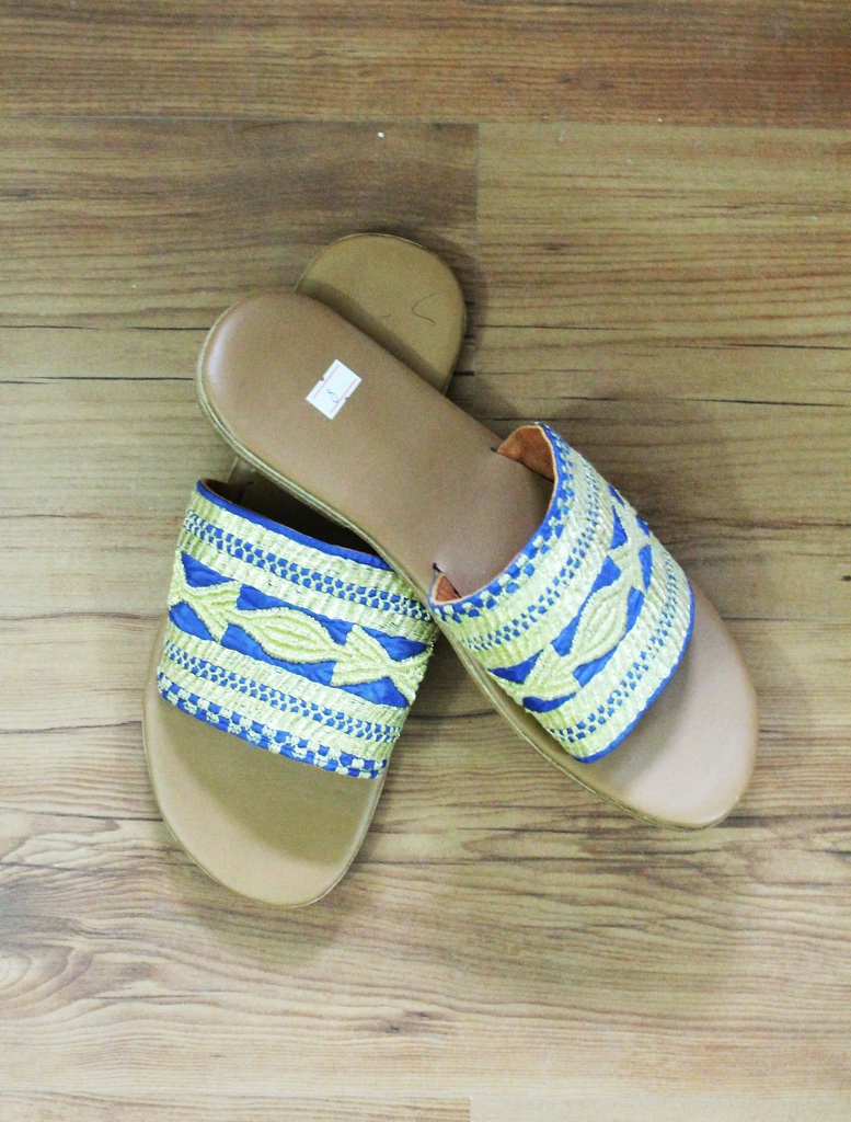 handmade afghan tilla work chappal