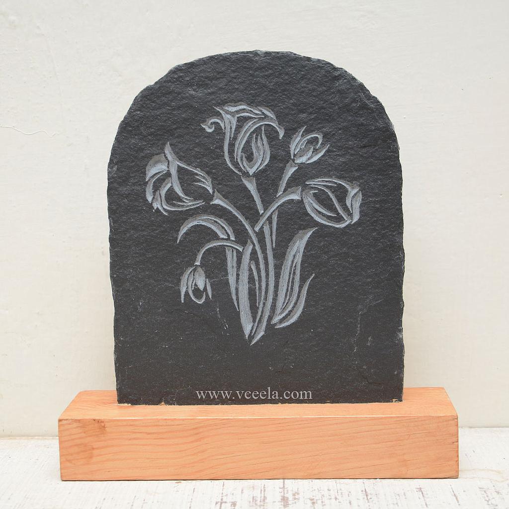 Carved Stone Panel