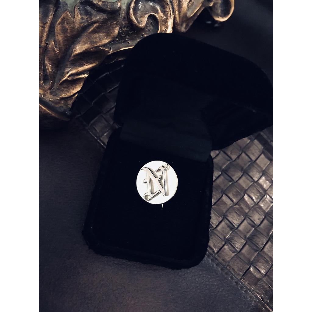 Name Initial Brooch