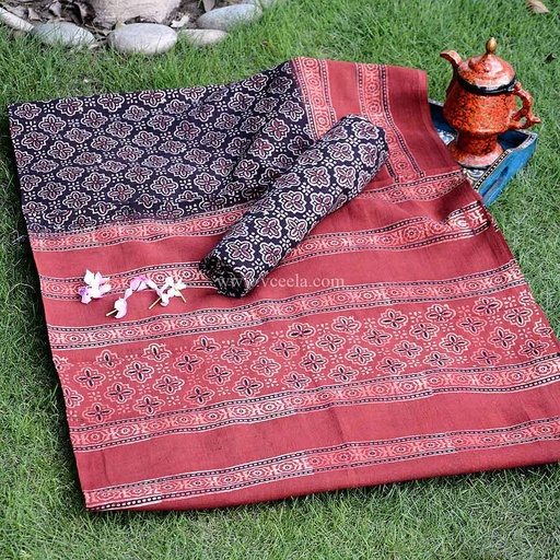 [PK0013-CF-AJK-009146] Ajrak - 2 Piece Suit    