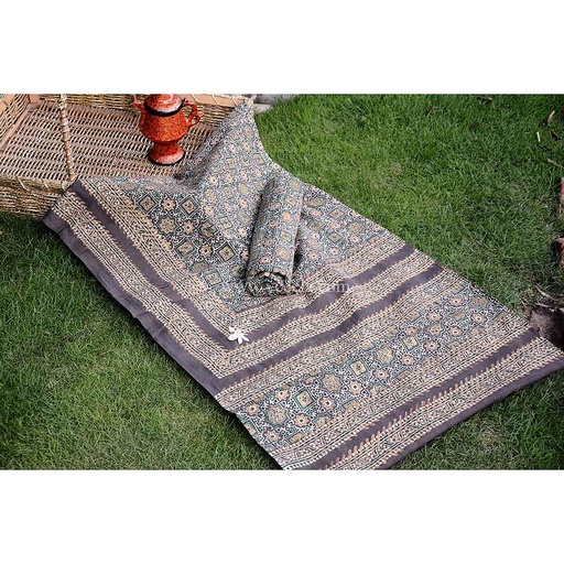 [PK0013-CF-AJK-009172] Ajrak - 2 Piece Suit   