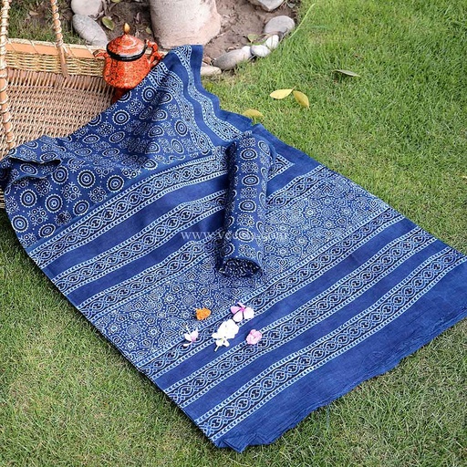[PK3029-GN-GEN-009359] Ajrak - 2 Piece Suit  