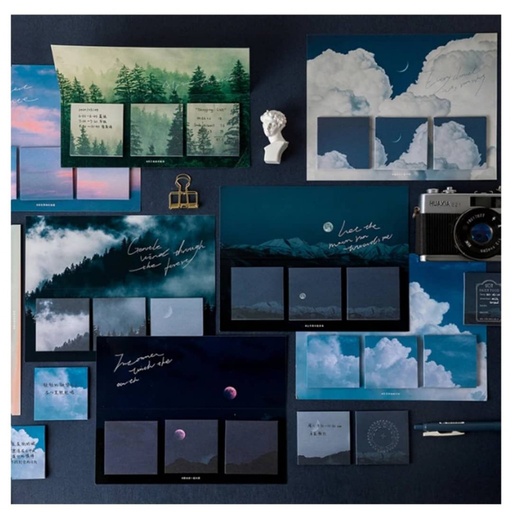 [PK3205-AR-DIG-009806] Wild Moonlight- Stickynotes set