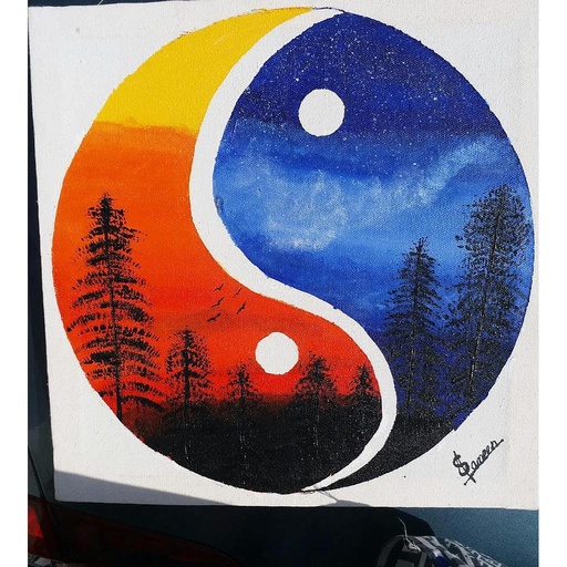 [PK4381-AR-ACR-013727] Yin  yang