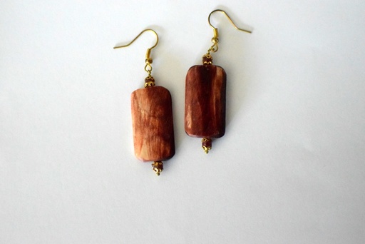 [PK0075-JW-EAR-001477] Camel Bone Earrings