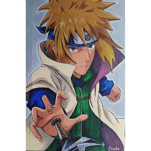 [PK4462-AR-DRW-014143] Minato on Canvas