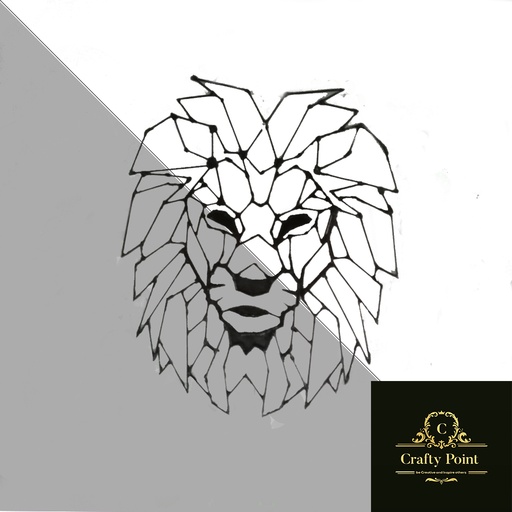 [PK4662-GN-GEN-014187] Geometric Lion