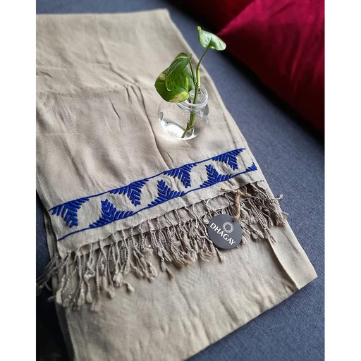 [PK4663-CW-SCF-014374] Hand Embroidered Pashmina Stole