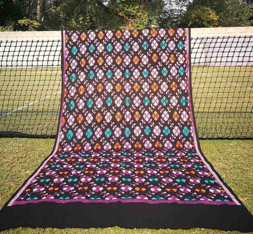 [PK3037-CW-SCF-017157] Embroidered Phulkari Shawl           