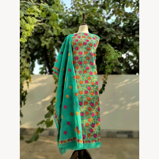 [PK6788-CW-UNS-019800] 2-Piece Unstitched kameez Dupatta