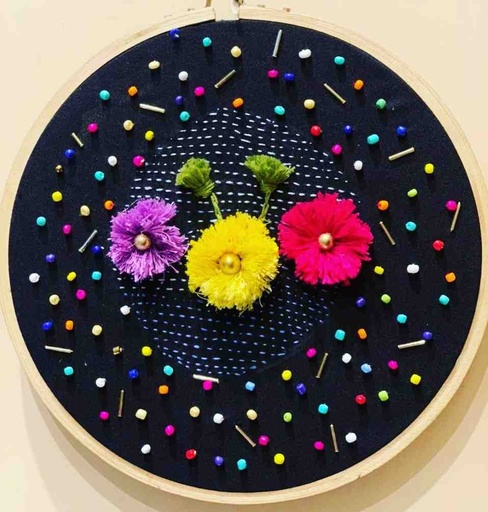 [PK4905-HM-DCR-023419] Embroided Hoop