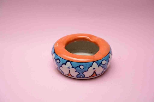 [PK0023-CF-BPO-025703] Blue Pottery Ash Tray