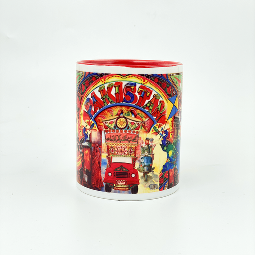 [PK8378-HM-TBW-028225] Truck Art Mugs: Pakistan Culture