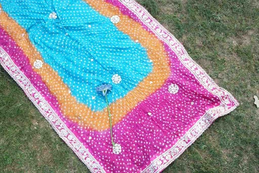 [PK2502-CW-SCF-028728] Gotta Work Embroided Dupatta
