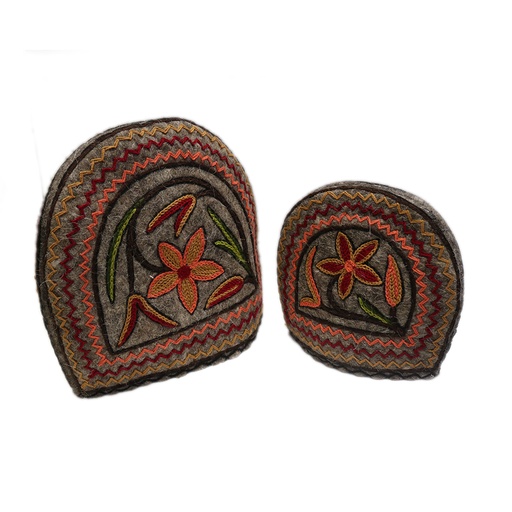 [PK0208-HM-GEN-002605] Hand Embroidery Tea Cozy set