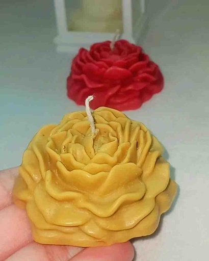 [PK5239-CF-ART-029148] Flower Candle (Set of 2)