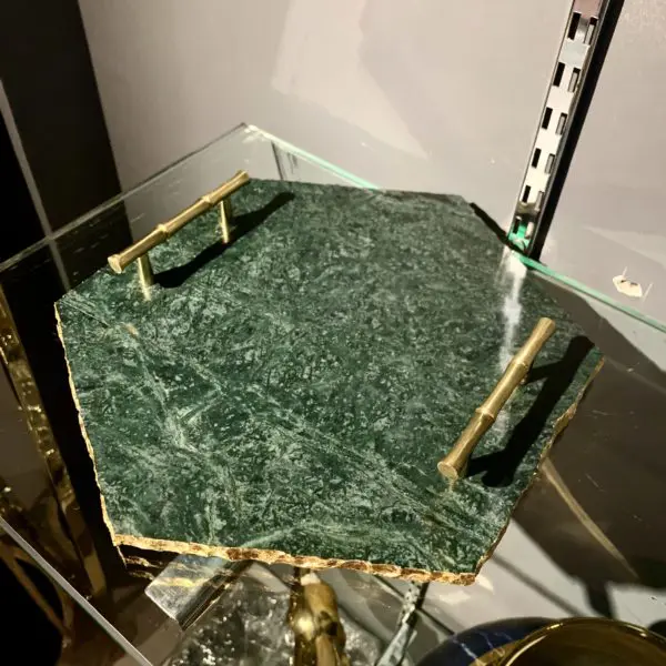[VC-RAKH-MP-P-10106] Marble Platter – Emerald Green