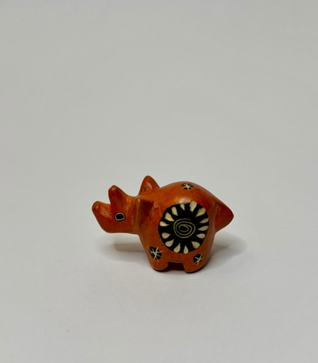 [VC-NUQ-NQANS15] Mini Stone Rhinoceros- Red