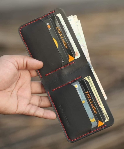 [VC-ZNFA-056] Dazzle – Blackish Handmade Wallet