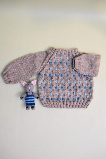 [4.SW.25] Knitting Raglan - Light Grey