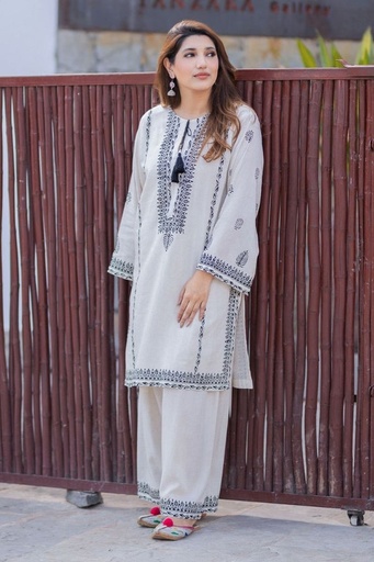 [19.KP.25] BLOCK PRINT KURTA SHALWAR